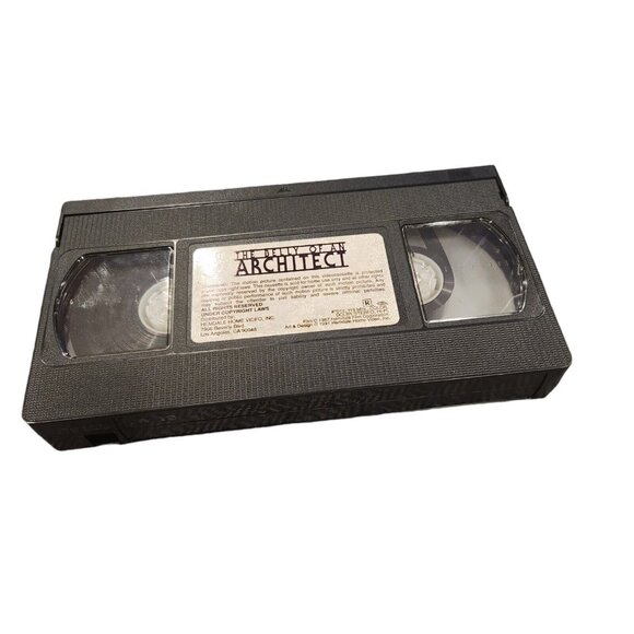 The Belly Of An Architect VHS Used VCR Video Tape Movie Brian Dennehy - Picture 3 of 4